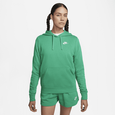 Nike green hoodie womens on sale